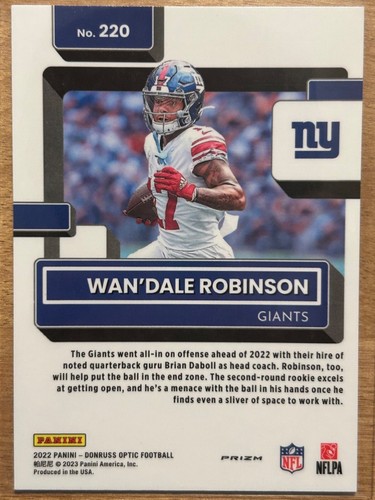2022 Donruss Optic - Wan'Dale Robinson - Rated Rookie - Jazz Prizm SSP - Picture 2 of 2