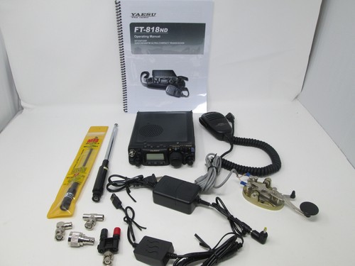 YAESU FT-818ND HF/VHF/UHF Ham Radio Transceiver with Case and Extras. USA - Zdjęcie 2 z 24