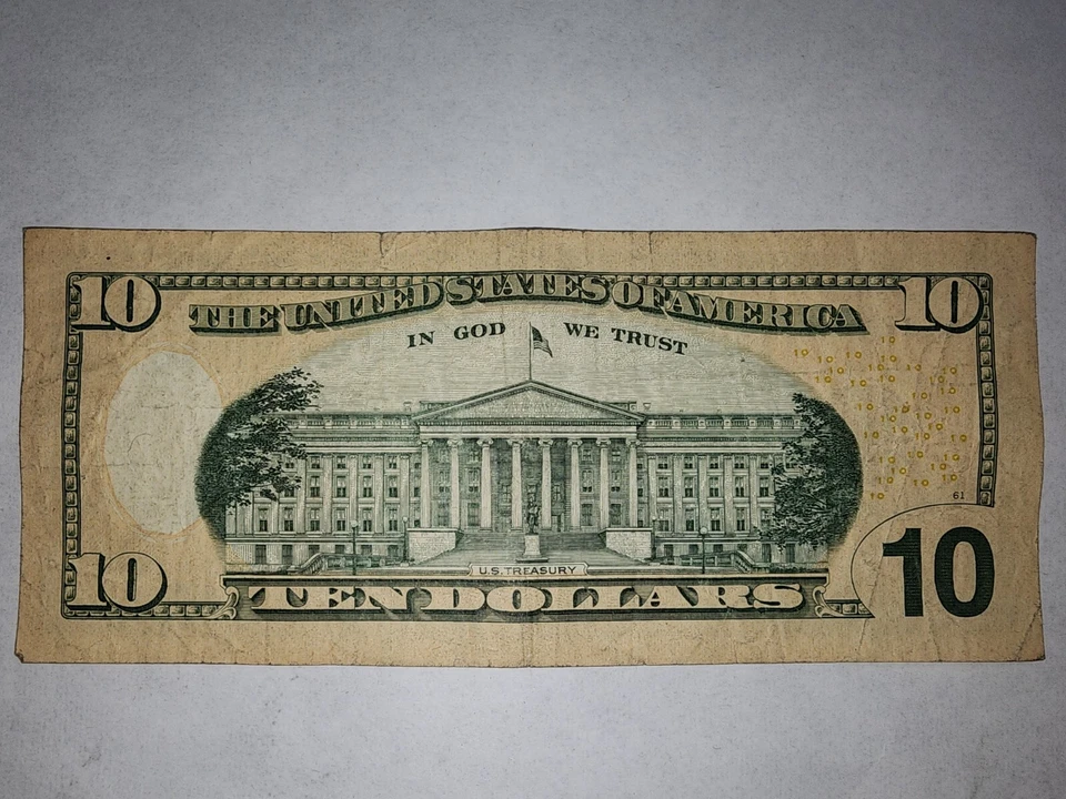 very rare binary $10 bank note - Image 2 of 2