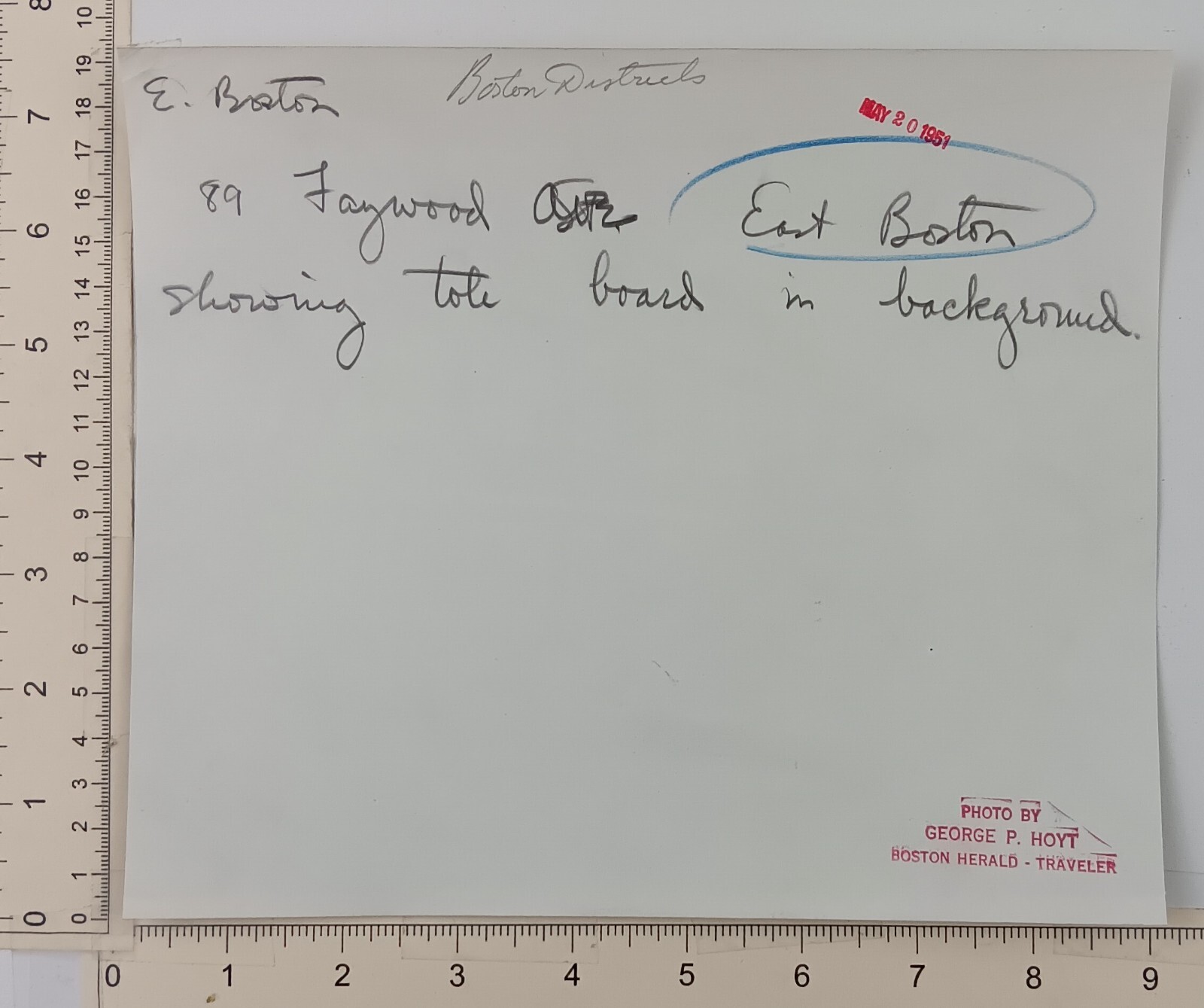 1951 East Boston MA 89 Faywood Ave House Massachusetts Home Vintage