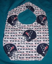 .NEW handmade BABY CHILD BIB HOUSTON TEXANS FOOTBALL TEAM /SHIPPING DISCOUNTS