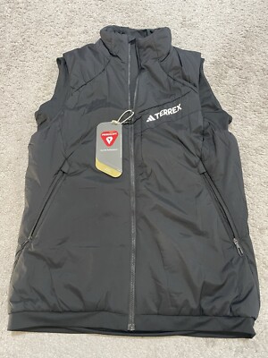 Adidas Terrex Black Vest Women's Medium Techrock Stretch