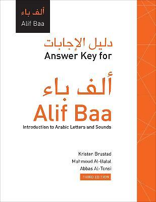 Answer Key for Alif Baa: Introduction to Arabic Letters and Sounds, Third...
