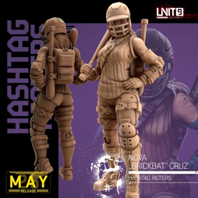 Nova 'Brickbat' Cruz | # Rioters | Unit 9 | Multi scale options
