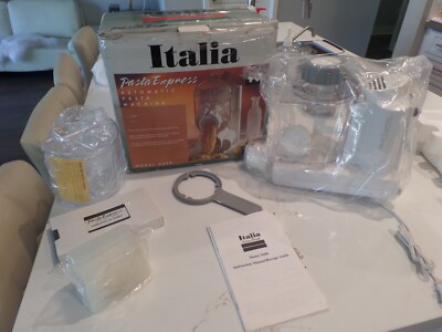 ITALIA PASTA EXPRESS Home Made AUTOMATIC PASTA MAKER Model #X-600 NEW