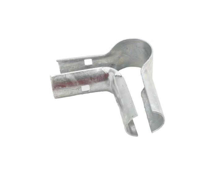 Chain Link 2" (1 7/8" OD) Post x 1 3/8" Rail Steel Corner Line Clamp (Pack of 4)