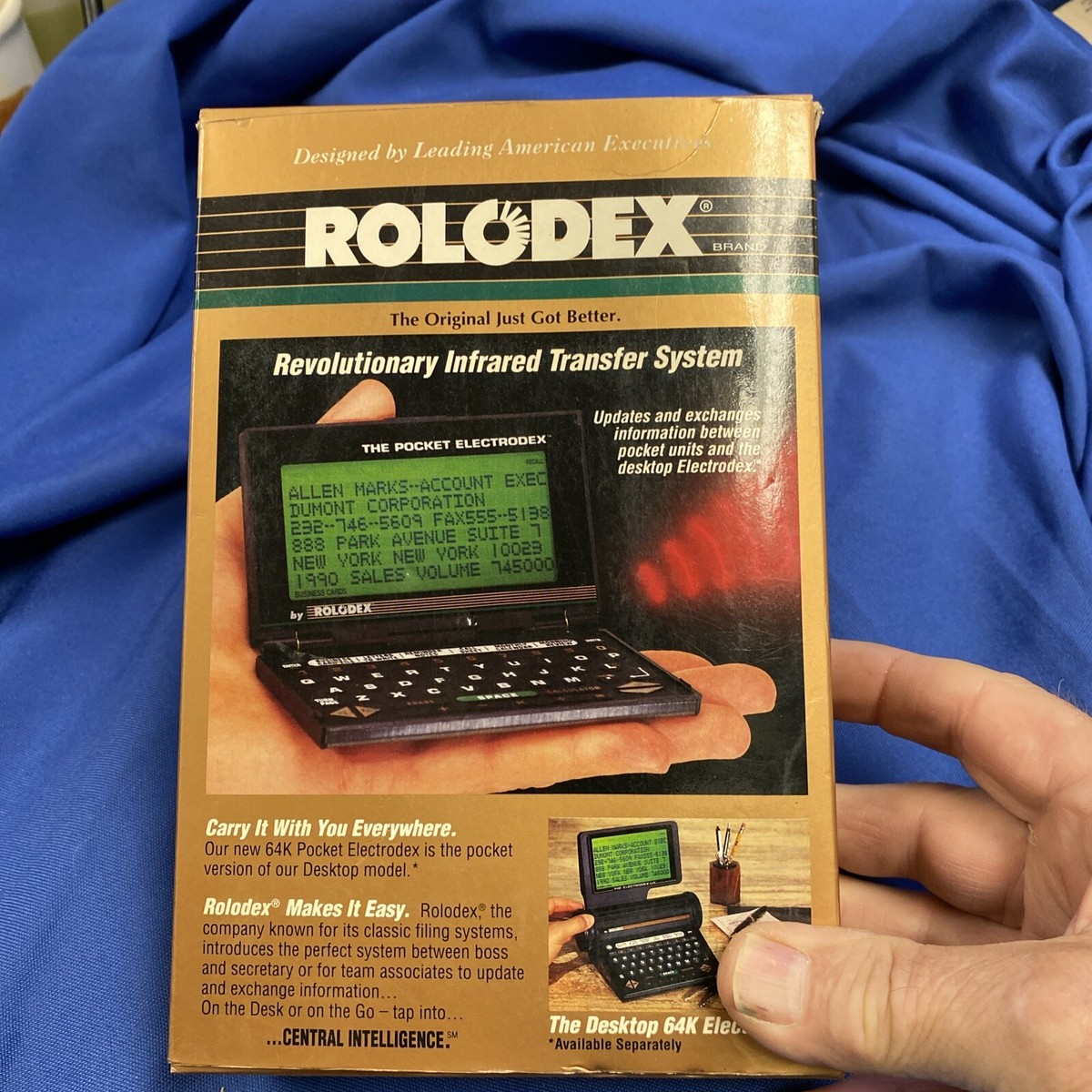 Rolodex Model EL-64K Pocket File with Box, Instruction Video
