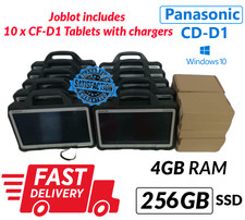 Joblot 10 X Panasonic Toughbook Cf-d1 Intel 847 4gb 256gb Ssd Diagnostic Tablet