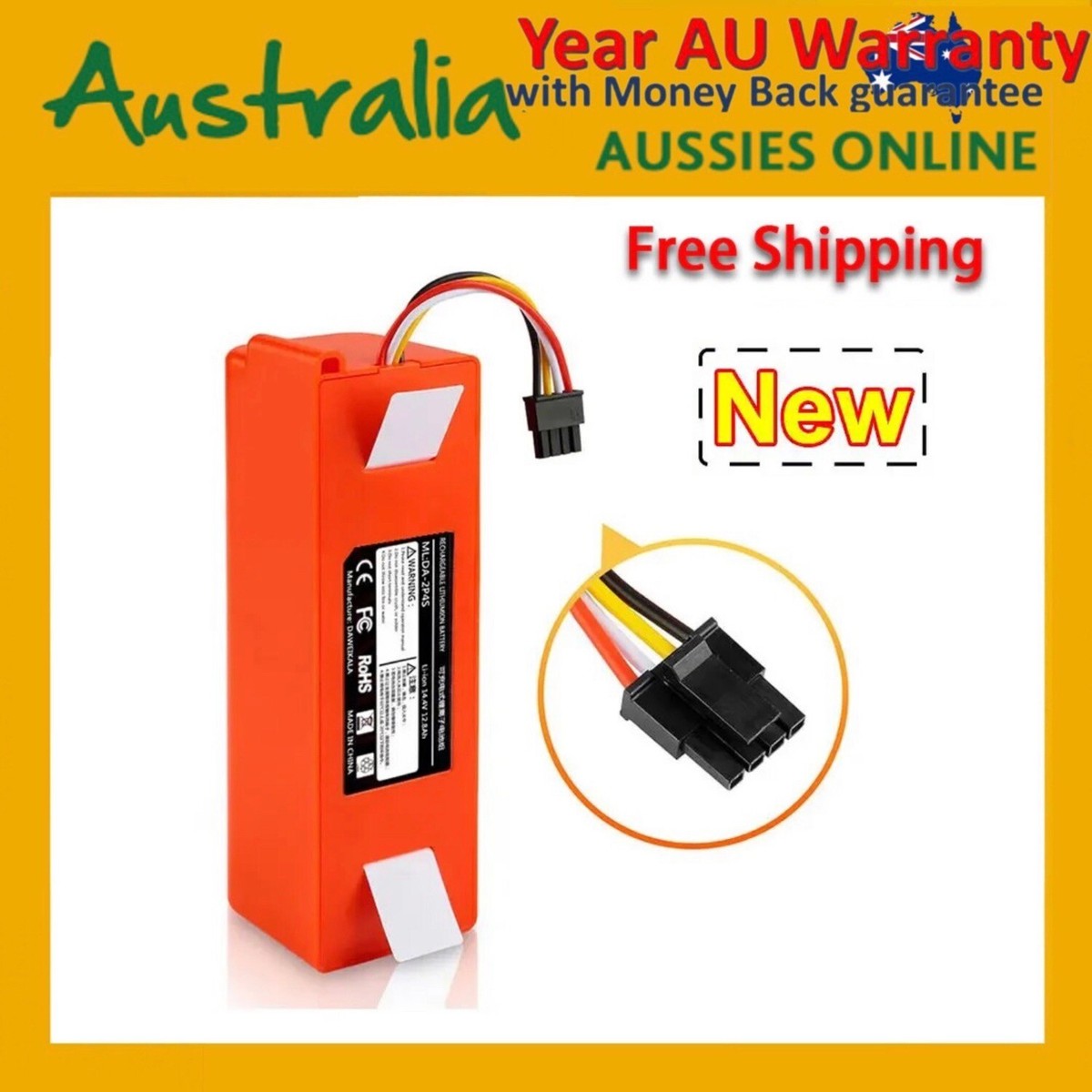 Replacement Battery for Xiaomi Roborock S6 series S60 S65 S6 Pure