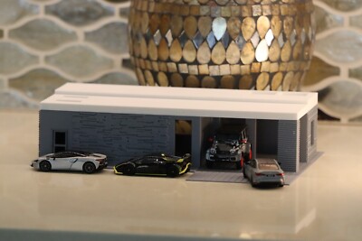 1/64 diorama house for mini GT, Hotwheels, 1:64 Treasure hunt Cars 