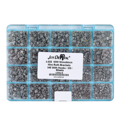 Staffe Ortodontiche AZDENT Staffe Ortodontiche Dentali AZDENT Mini Roth - Confezione Da 50 Pezzi, Misura .022, Ganci 3-4-5 Staffe Dentali AZDENT