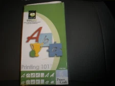 Cricut Classmate Printing 101 Font Set Cartridge 29-0393 Provo Craft