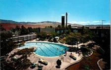 Postcard White Winrock Motor Hotel Swimming Pool U.S. 66 Albuquerque NM     4280