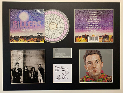 THE KILLERS - Signed Autographed - DAY & AGE - Album Display Deluxe