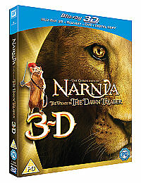 The Chronicles Of Narnia - The Voyage Of The Dawn Treader (Blu-ray 3D, 2011)