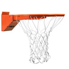 FORZA Basketball Flex Hoop | HEAVY DUTY SPRING-LOADED RIM – With Anti-Whip Net