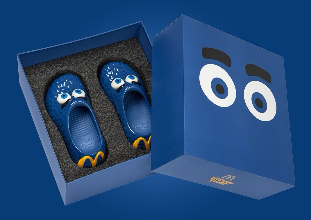CPFM Kerwin Frost x McDonald's Fry Guy Clog Size 9M US Cobalt Blue
