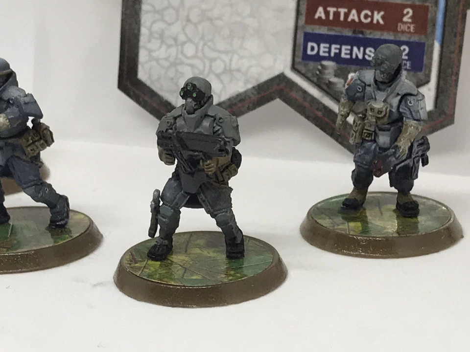 Heroscape Microcorp Troopers C3V SOV Customs Custom Foto 3 de 4