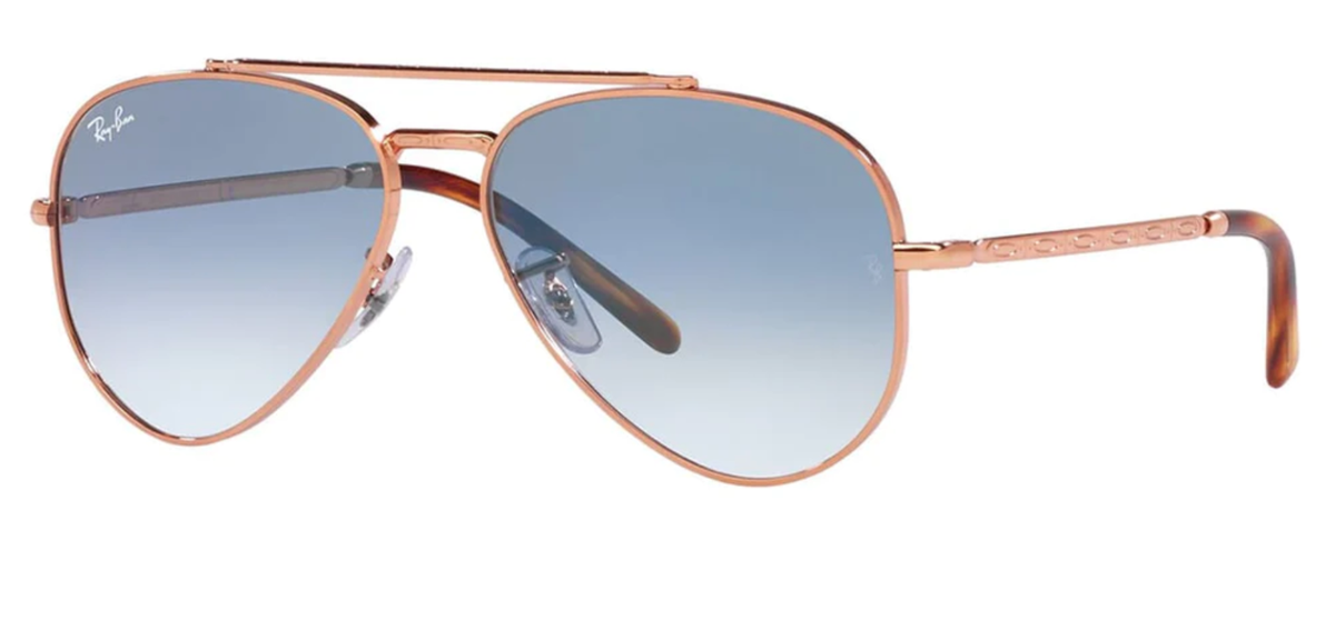 RAY-BAN Sunglasses NEW AVIATOR RB 3625 9202/3F 58-14 Rose  display picture 2