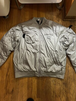 [576808-01] Mens Puma Pace Lab Down Bomber Gray Size 3XL