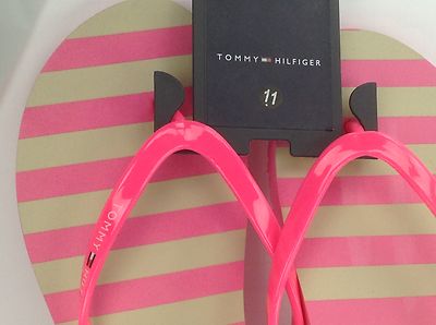 Women's TOMMY HILFIGER Brand Pink STRIPED Sandals - Size 11 - $29 MSRP -  10% | eBay