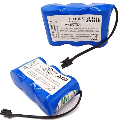 2X 3HAC16831-1 for ABB Robot Battery ROBOTICS 3HAC16831-1 SAFT 10.8V CPU Battery
