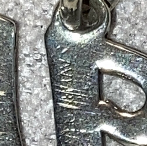 James Avery Initial “u” Script Charm 925 Sterling… - image 3