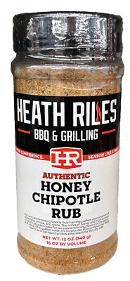 Heath Riles BBQ & Grilling Authentic Honey Chipotle Rub 12 oz