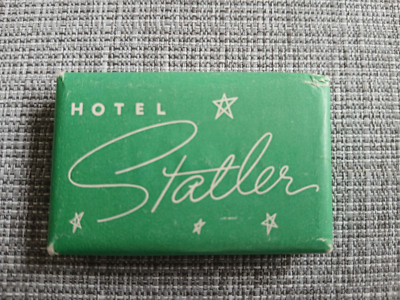 Statler Hotel Boston Buffalo Detroit NY St Louis mini bar soap Vintage Palmolive