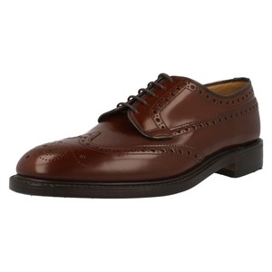 fitting f loake LACE LOAKE POLISHED LEATHER UP MENS TAN BROGUE BRAEMAR