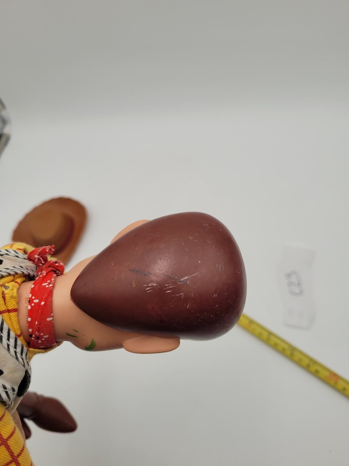 Pull String Woody Doll With Hat Disney Toy Story Vintage Plush Not