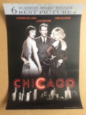 CHICAGO / GERE / ZELLWEGER / ZETA JONES Original UK Mini Quad Poster (SPN)