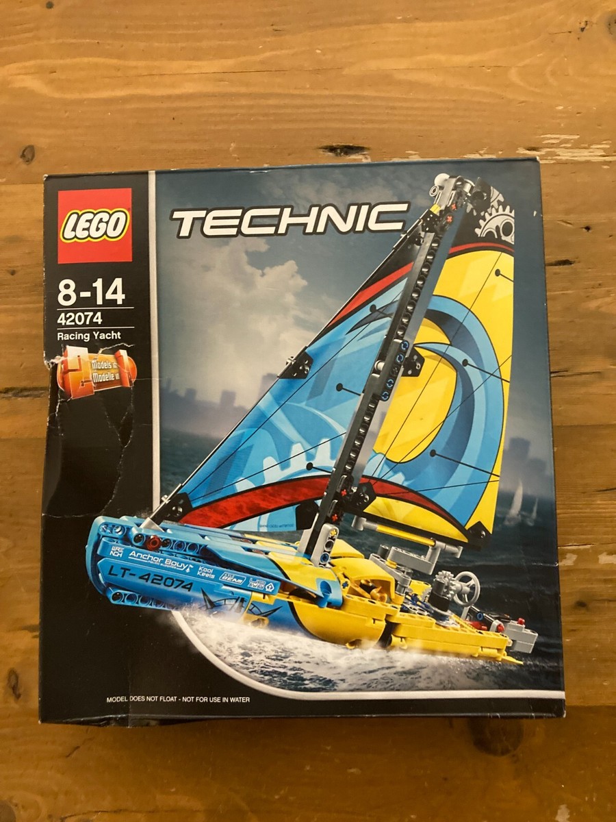 LEGO 42074 TECHNIC: Racing Yacht New But Damaged Box 673419280488
