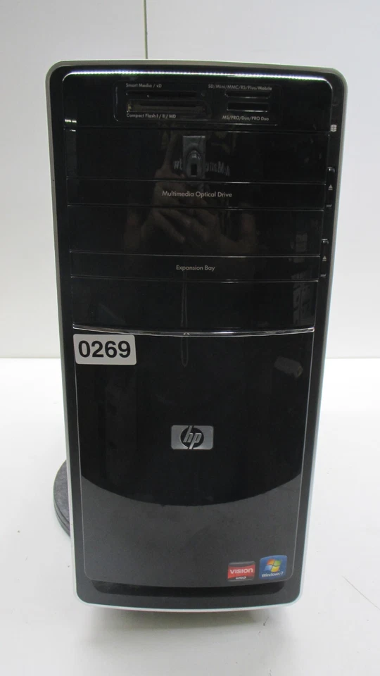 HP Pavilion p6653w Desktop Computer AMD Athlon 2 x2 250 4GB Ram No HDD - Image 2 of 4