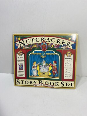 Nutcracker Story Book Set Advent Calendar Tree Ornaments Complete 1993 Vintage