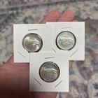 Canada 1867-1967 Centennial 25 Cent Canadian Quarter 25c - 80% Silver - Lot of 3