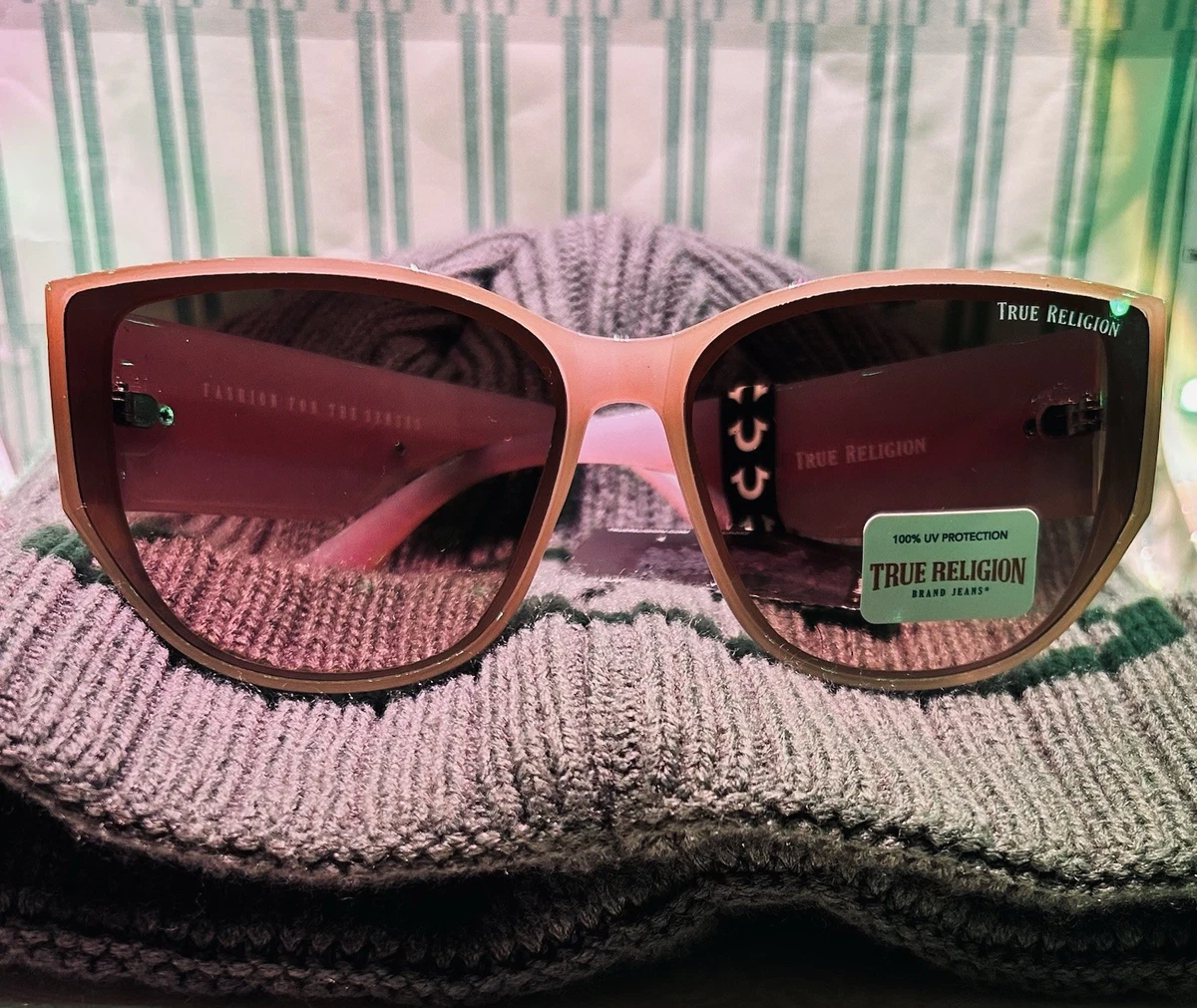 True Religion Pink Square Sunglasses NWT True Religion Sunglasses & Sunglasses Accessories for Women  main image 3