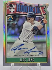 Jace Jung 2025 Bowman Chrome Rookie Of The Year Favorites Auto /150 Tigers RC