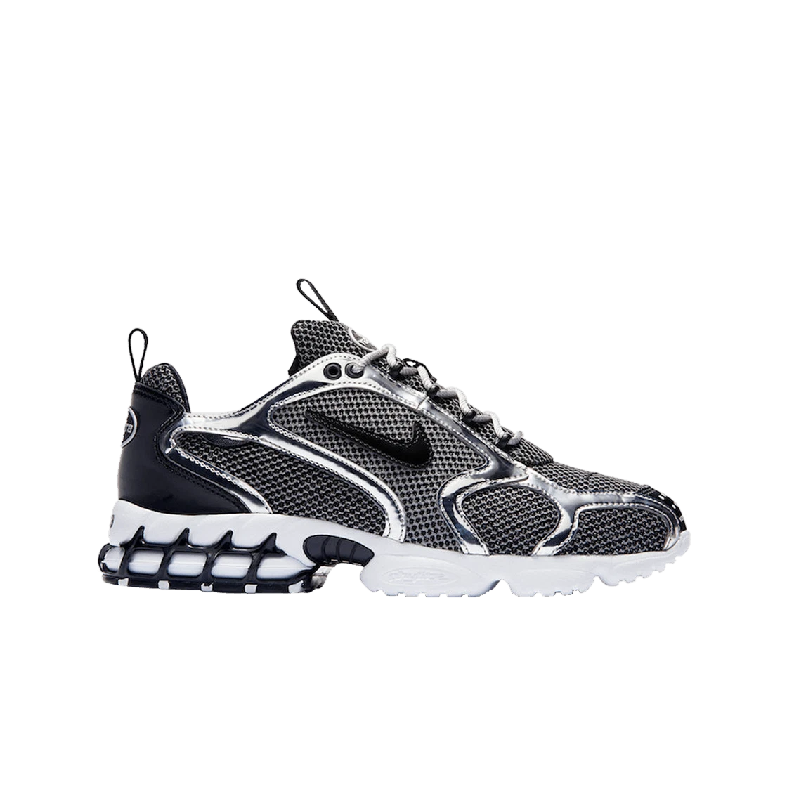Nike Stussy x Air Zoom Spiridon Caged 2 Pure Platinum for Sale