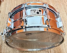 Vintage Sonor D 506 Phonic 14x6,5 rullante ferromanganese guscio leggero firma SQ2
