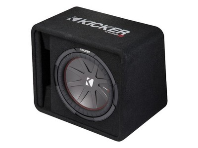 Kicker 43VCWR122 CompR 12'' Sub Box 2 Ohm Vented Subwoofer Enclosure VCWR12