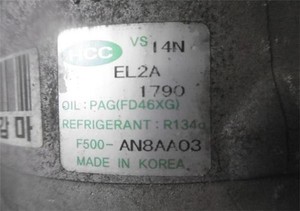 KLIMA PUMPE Hyundai i30 (FD)(06.2007->) 1.4 G4FA 2009 F500AN8AA03