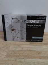 Glacier Bay Dorind Tub Shower Faucet Set w/ 1-Handle 1-Spray Brushed Nickel