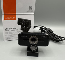 Creative Live! Cam Sync 1080p V2 | Full HD Webcam | Dual Mic | Auto Mute