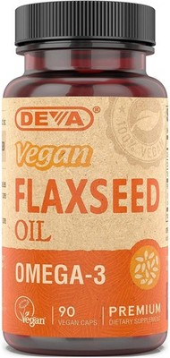 Flax Seed Oil, 500 MG, Vegan, 90 Vcap (4 pack)