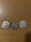 1964 kennedy half dollar Lot Of 3