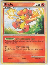 Pokemon TCG Magby Uncommon Call of Legends 46/95 on eBay