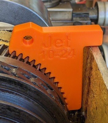 JET 10'' Lathe Spindle Lock Wedge Stop Remove & Install Chuck 10-24