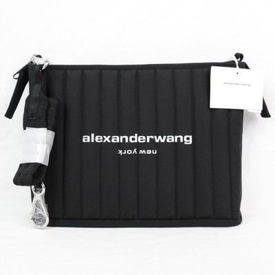 Alexander Wang Women's Nylon Logo Elite Tech Shoulder Bag In Black