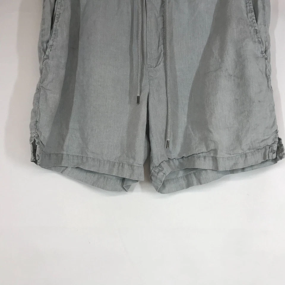 CALÇÕES PULL-ON JAMES PERSE - FEMININO 2 - CINZA CINTURA COM CORDÃO 100% LINHO - Imagem 3 de 4